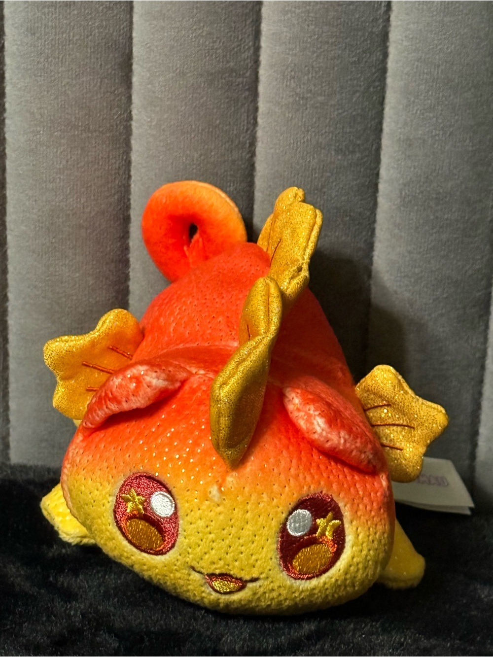 Aphmau MeeMeows Dragon Plush Orange Yellow Gold Wings Kawaii Cat Dragon
